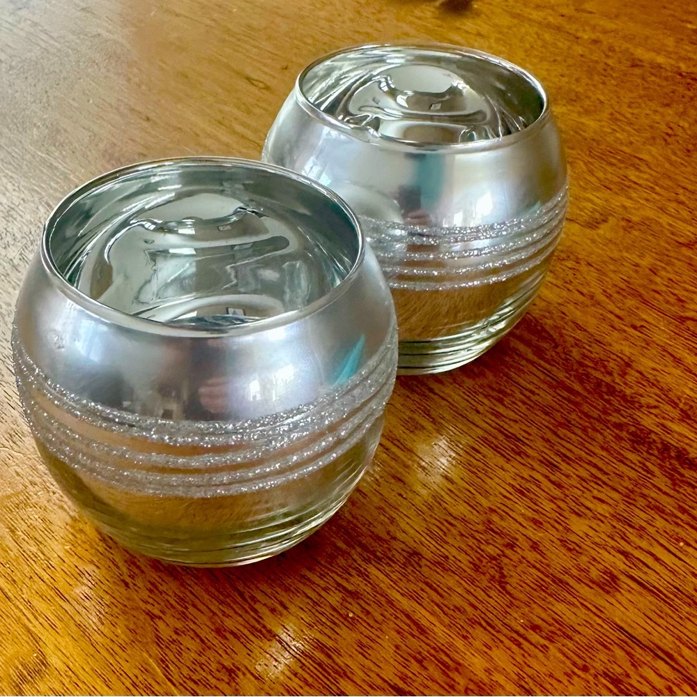 Two candle holders